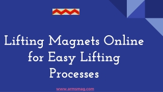 Lifting Magnets Online for Easy Lifting Processes