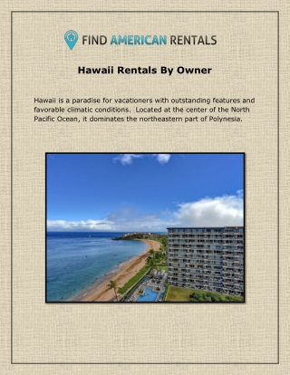 Hawaii Rentals By Owner