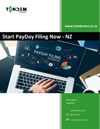 Start PayDay Filing With TandemNZ