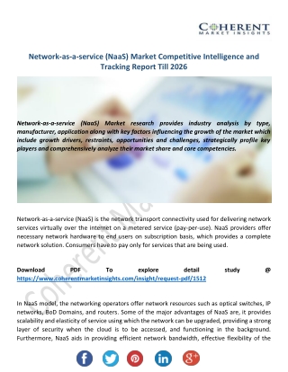 Network-as-a-service Market