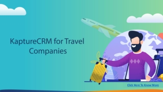 Travel CRM Software | CRM For Travel Industries