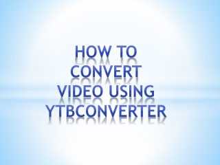 Youtube Video Converter