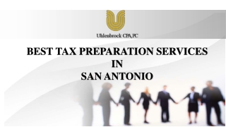 Best Tax Preparation Services in San Antonio by Certified Experts