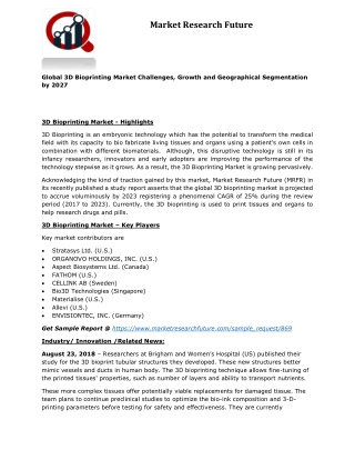 3d bioprinting market 2019
