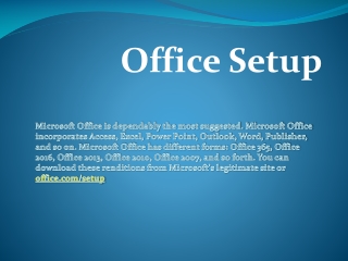 Office.com/setup – Download & Activate Office Antivirus