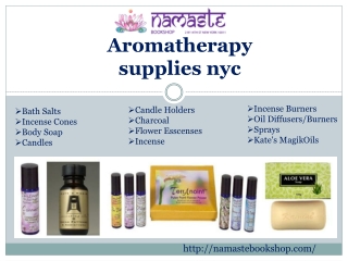 Aromatherapy supplies nyc
