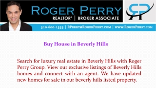 Buy House in Beverly Hills