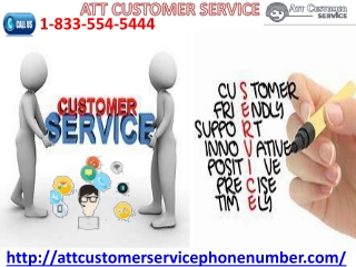 Find easy solutions for your ATT issues at ATT Customer Service 1-833-554-5444