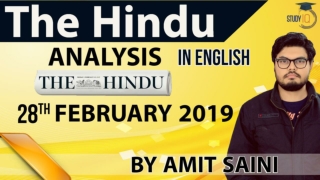 The Hindu Editorial News Analysis of 28th Feb 2019- Study IQ