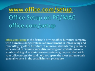 Office.com/setup Office Activate & Download Antivirus