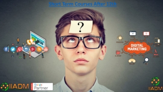 Short Term Courses After 12th