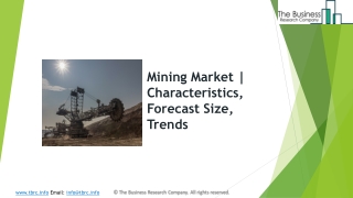 Global Metal And Mineral Manufacturing Market | Characteristics, Forecast Size, Trends