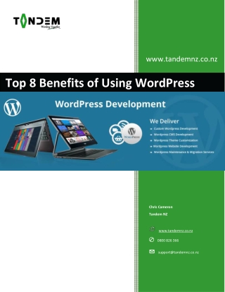 Benefits of using word press