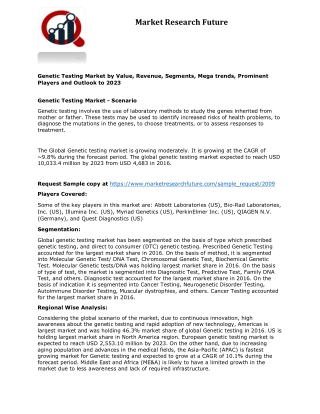 Genetic testing market