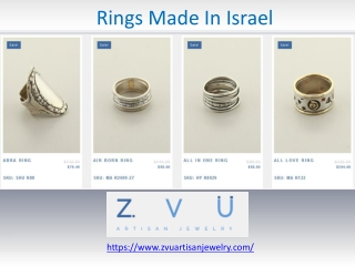Rings Made in Israel