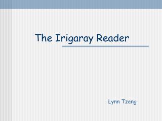 The Irigaray Reader