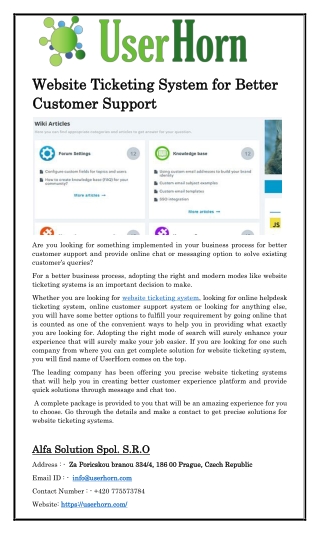 Website Ticketing System for Better Customer Support
