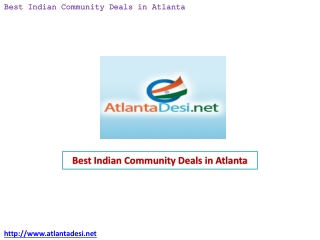 Best Indian Community Deals in Atlanta