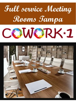 Full service Meeting Rooms Tampa