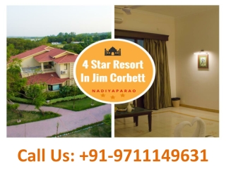 4 Star Resort in Jim Corbett