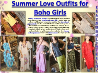 Summer Love Outfits for Boho Girls