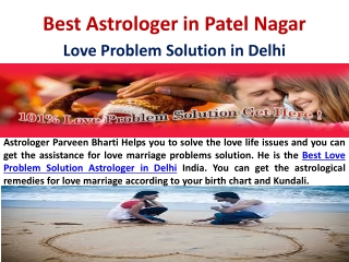 Best Love Problem Solution Astrologer in Delhi