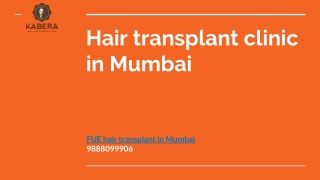Hair transplant clinic in Mumbai