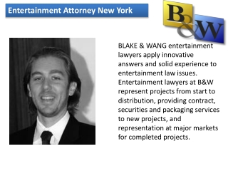 Entertainment Attorney New York