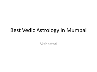 Best Vedic Astrology Mumbai