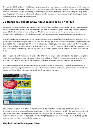 7 Simple Secrets To Totally Rocking Your Where Is The Nearest Jeep Dealership