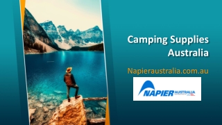 Camping Supplies Australia - Napieraustralia.com.au