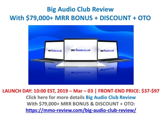 Big Audio Club Review