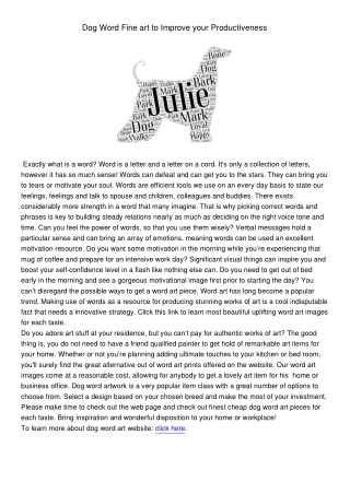 DogWordFinearttoImproveyourProductiveness671