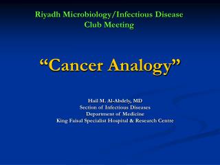 “Cancer Analogy”