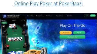 Play Poker in India & Win Big at Most Trusted Poker Website