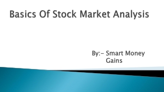 What is the Stock Market Analysis ?