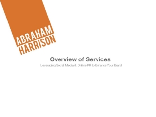 Abraham Harrison LLC Services