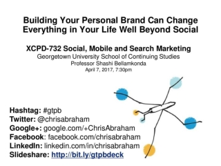 Building Your Personal Brand Can Change Everything in Your Life Well Beyond Social
