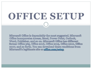 Office.com/setup – Download & Activate Microsoft Office Antivirus Product