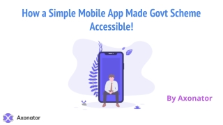 How a Simple Mobile App made govt scheme accessible!