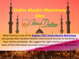 Register FREE Online Muslim Matrimony Sites