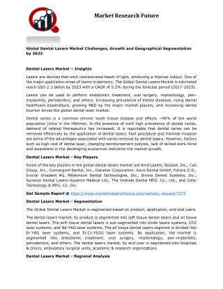 Dental lasers market 2019