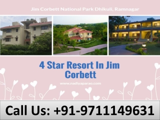 4 Star Resort In Jim Corbett