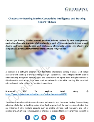 Chatbots for Banking Market