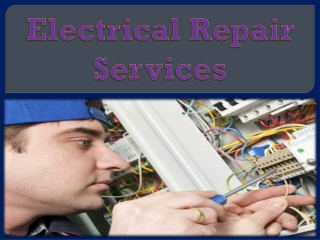 Electrical Repair Services