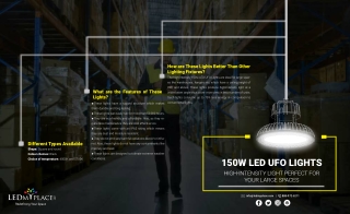 What are the Best Features of 150W LED UFO High Bay Light?