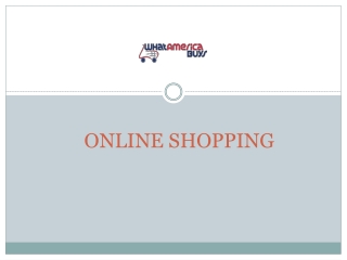 Online Shopping