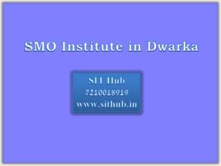 SMO Training in Uttam Nagar | SMO Institute in Dwarka | SIT Hub