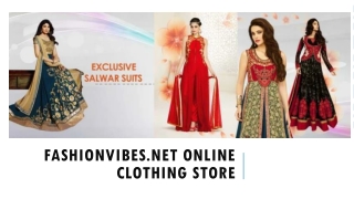 Buy Exclusive Range of Women’s Clothing, Salwar Suits Online