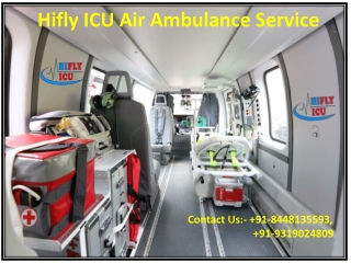 Hifly ICU Air Ambulance Services from Pune to Mumbai At a Low-Cost